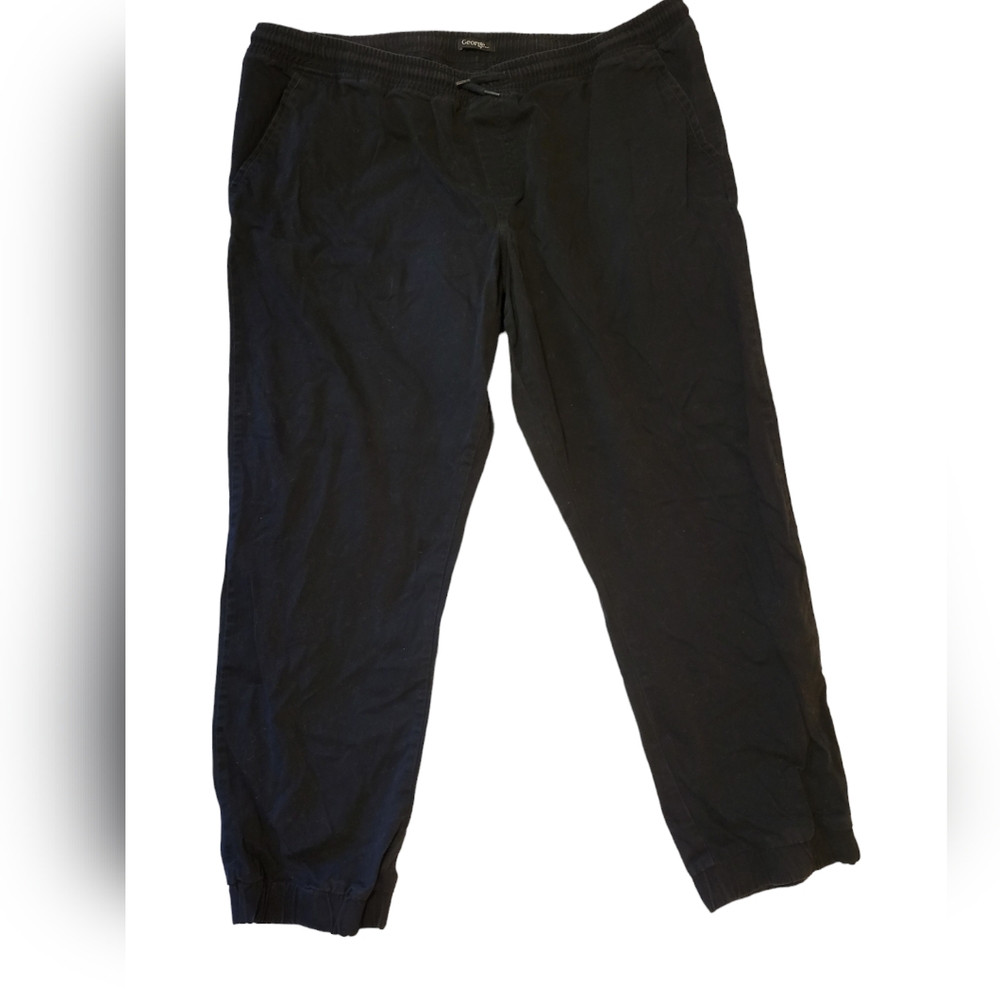 Men's black jogger pants XL